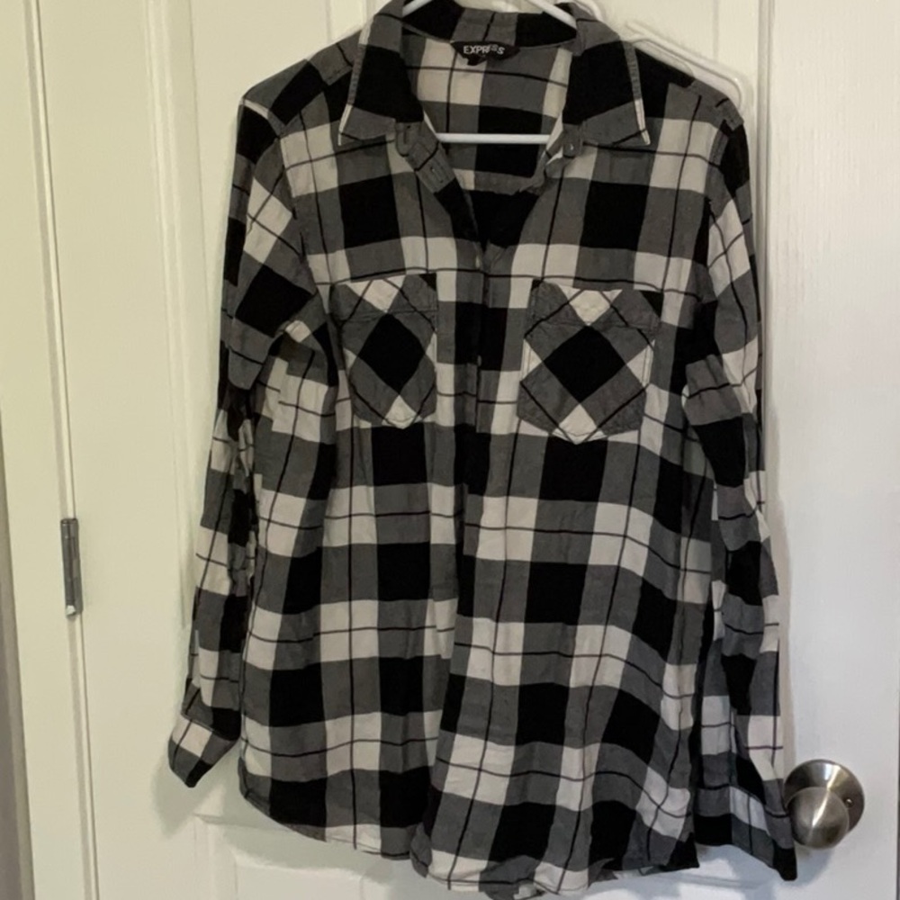 Express Flannel Button Up